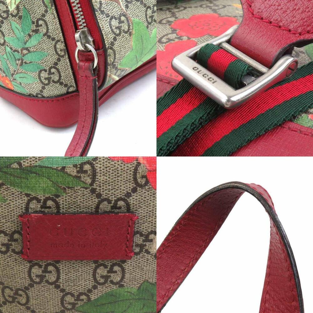GUCCI Authentic Brown Leather Backpack - Picture 4 of 5